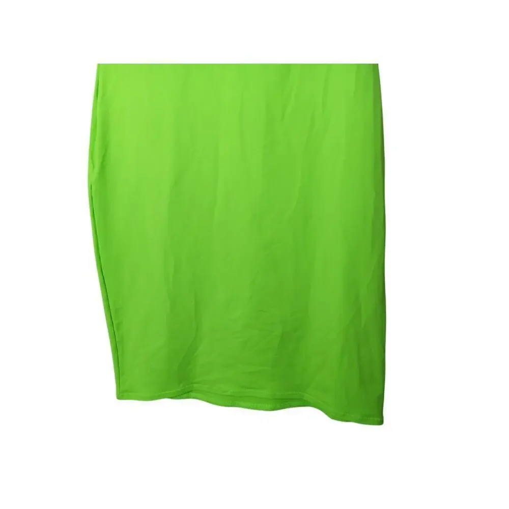 New with Tags Skims Recycled Swim Dress Neon Green Size L